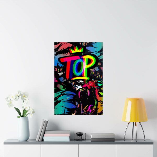 'TOP' Vibrant Matte Vertical Poster - Image 6