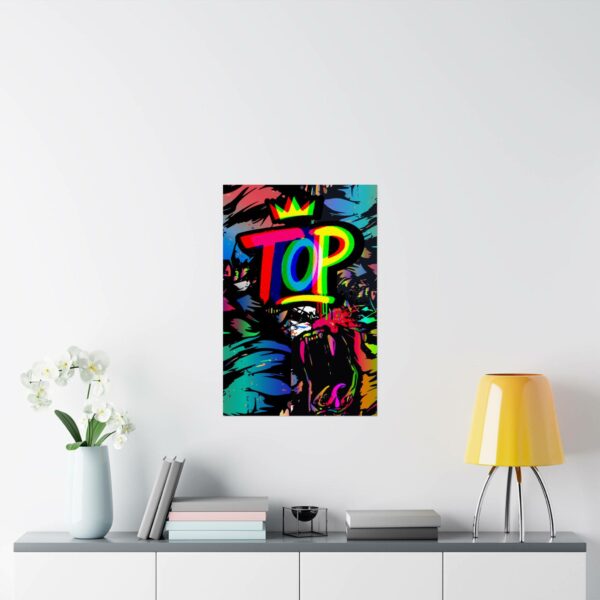 'TOP' Vibrant Matte Vertical Poster - Image 5