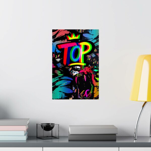 'TOP' Vibrant Matte Vertical Poster - Image 3