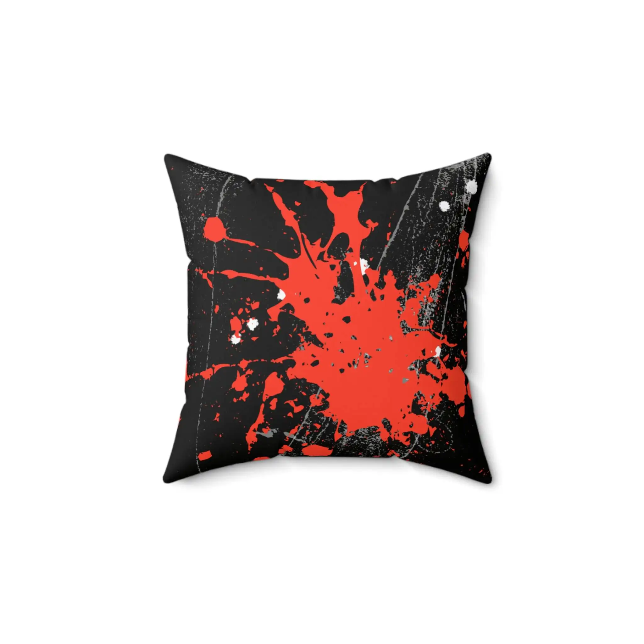 Abstract Art Square Pillow Top Bold Splash Design